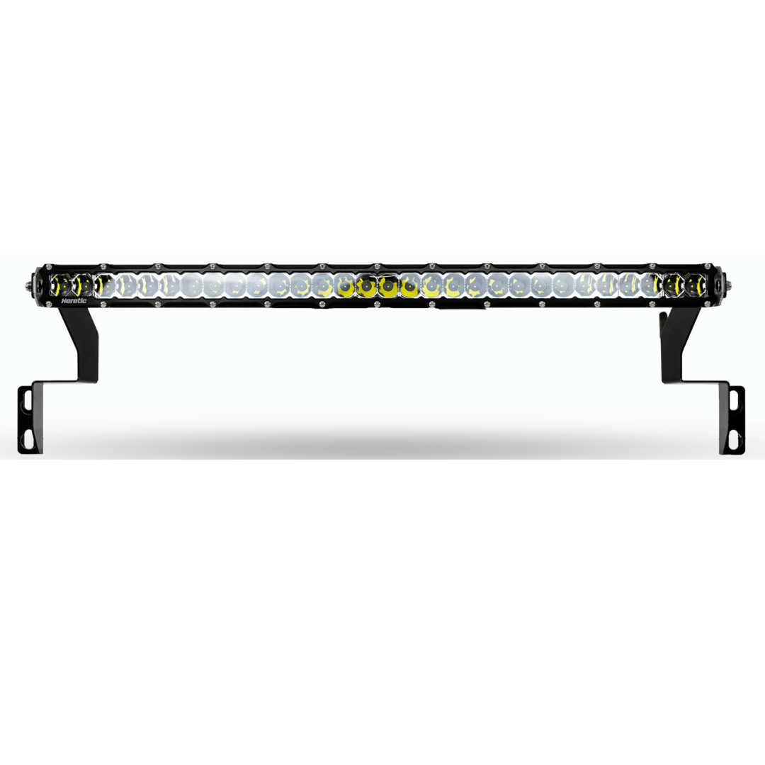 Heretic Studio Toyota Tundra - Behind The Grille - 30 inch Light Bar - Clear Lens