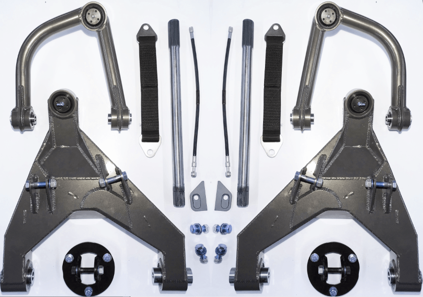 JD Fabrication sealed uniball upper arm bushings Tacoma 2016+  6 lug 2.25" long travel kit