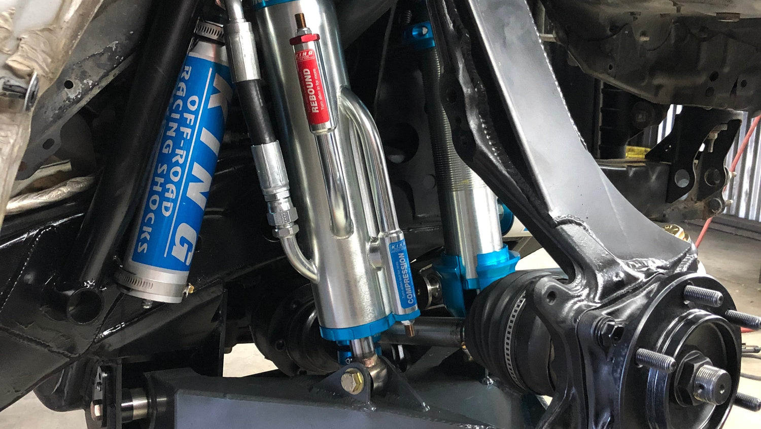 JD Fabrication sealed uniball upper arm bushings Tacoma 2016+  6 lug 4" long travel kit