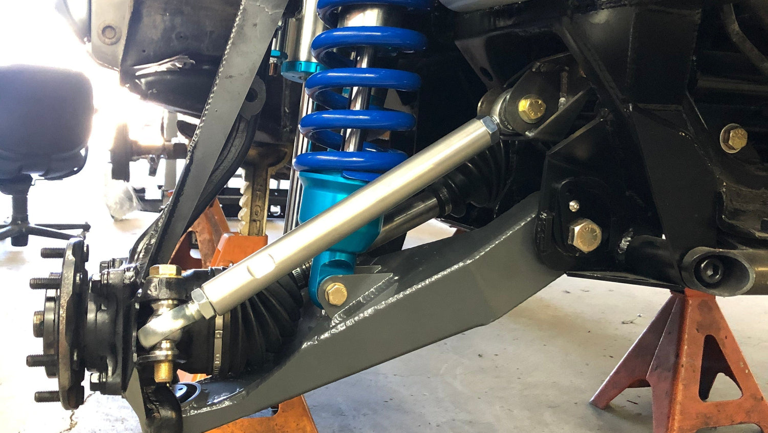 JD Fabrication sealed uniball upper arm bushings Tacoma 2016+  6 lug 4" long travel kit