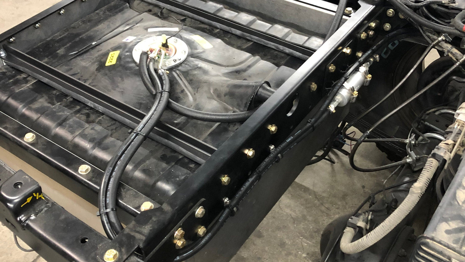 JD Fabrication tacoma rear gas tank kit