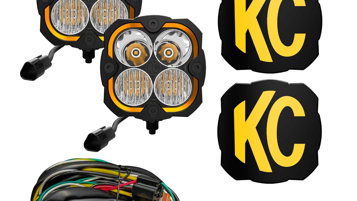 KC HiLiTES FE4 FLEX ERA® 4 - 2-Light System - 80W Combo Beam - #287