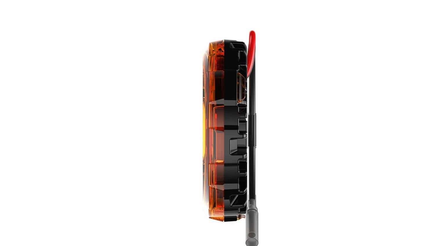 KC HiLiTES Single Cyclone V2 LED - Single Light - Amber Lens - 5W Flood Beam - #1360