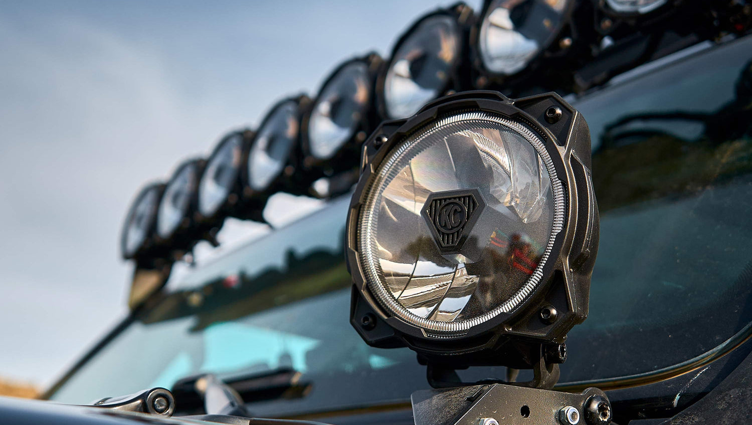 KC HiLiTES Titan Light Gravity® Titan™ 6" LED - Pair Pack - SAE Driving Beam - #91405