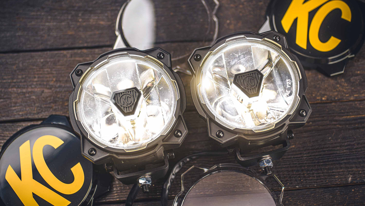 KC HiLiTES Titan Light Gravity® Titan™ 6" LED - Pair Pack - Wide-40 Beam - #91403