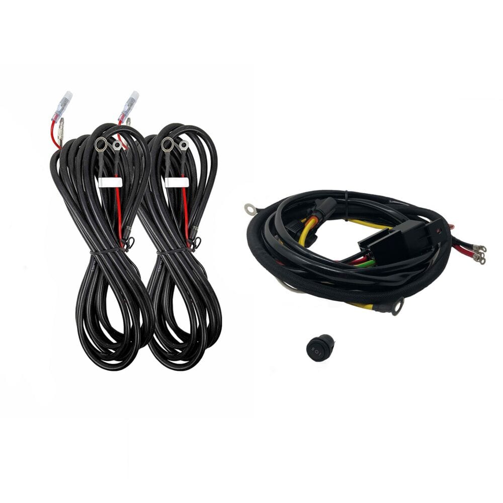 KC HiLiTES Wire Harnesses Profile SideCast™ Four-Light Wiring Kit - Platform One™ - 24-25 Toyota Tacoma Double Cab - #92404
