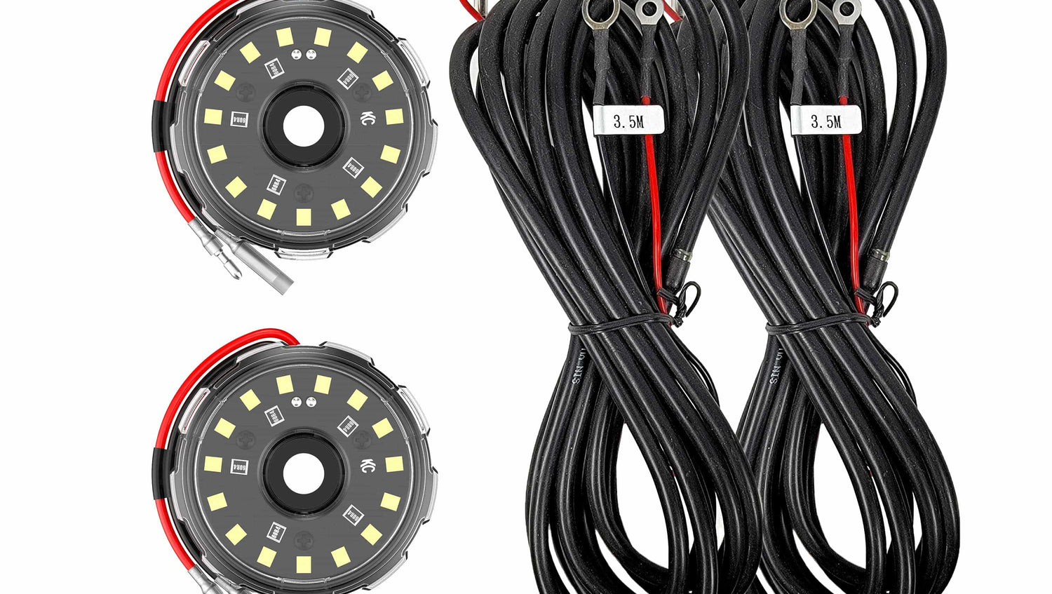 KC HiLiTES Wiring Two-Light Add-On Cyclone V2 Kit - Clear - 3.5 Meters Long - #6333