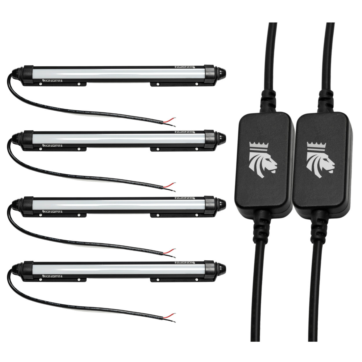 Kingpin V-SERIES 12" LIGHT BAR, 4-PACK