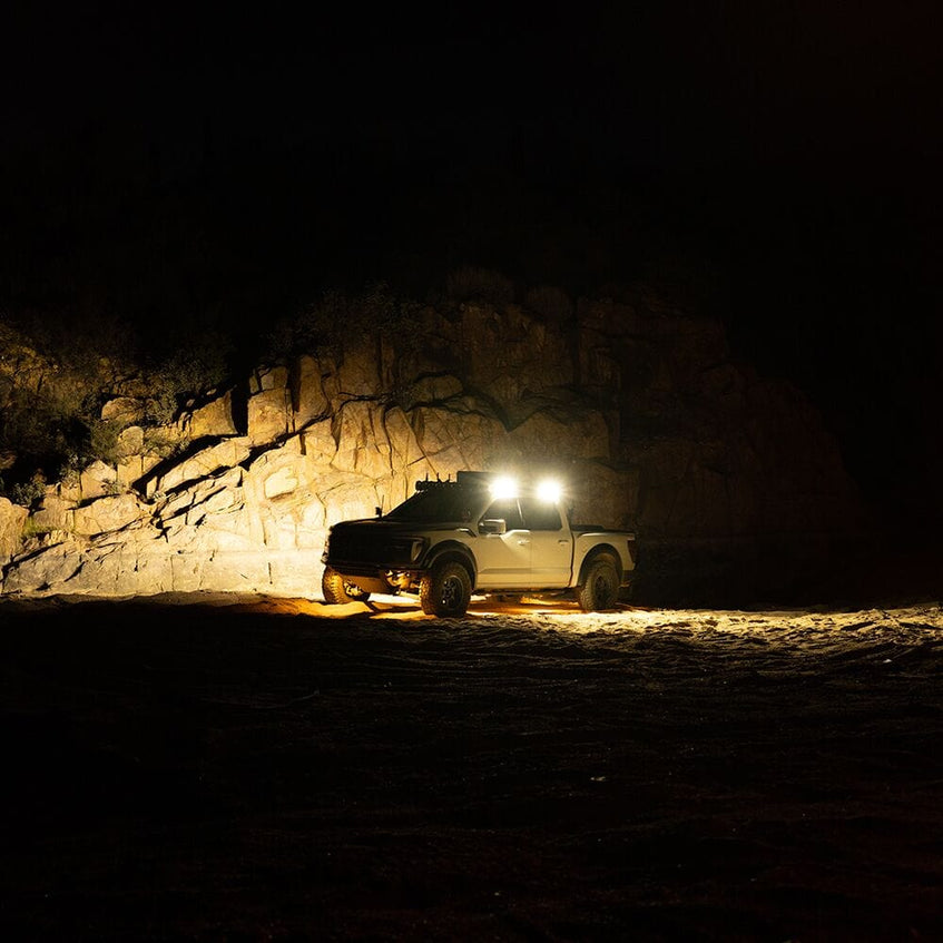 partners.kchilites.com Light Bars Profile 10” SideCast™ Flush Mount Lights - #98150