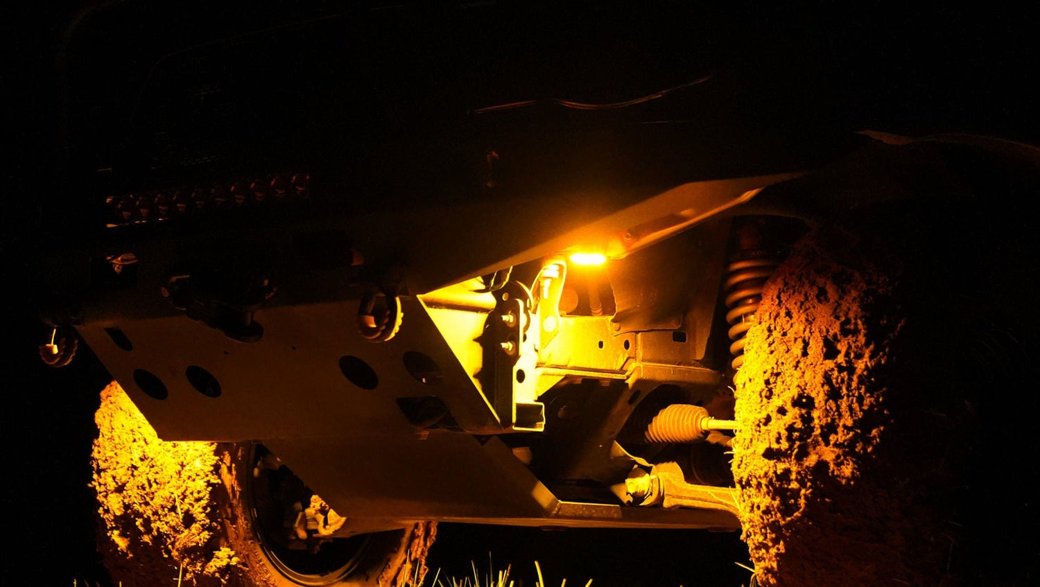 partners.kchilites.com Rock Light Cyclone V2 LED - Rock Light - 6-Light System - Amber - 5W Flood Beam - #91041