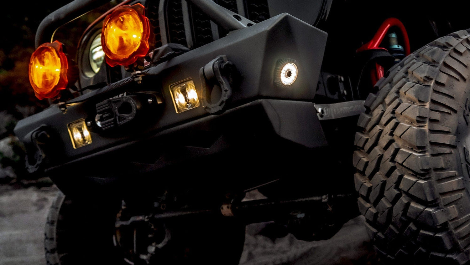 partners.kchilites.com Rock Light Cyclone V2 LED - Rock Light - 6-Light System - Clear - 5W Flood Beam - #91040