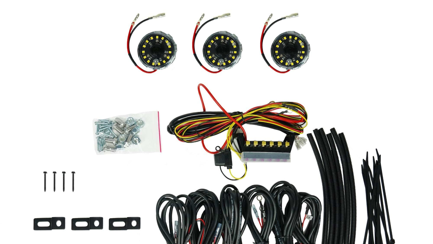 partners.kchilites.com Rock Light Cyclone V2 LED - Rock Light - 6-Light System - Clear - 5W Flood Beam - #91040