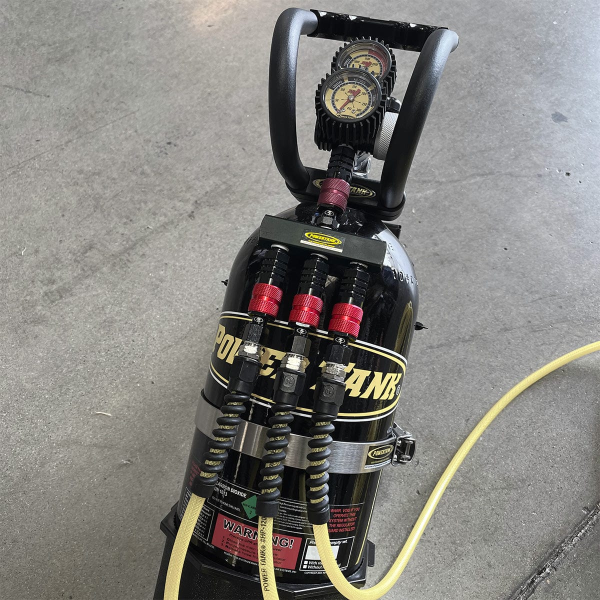 Power Tank Hose Air Hose Manifold Triple Outlet Power Tank