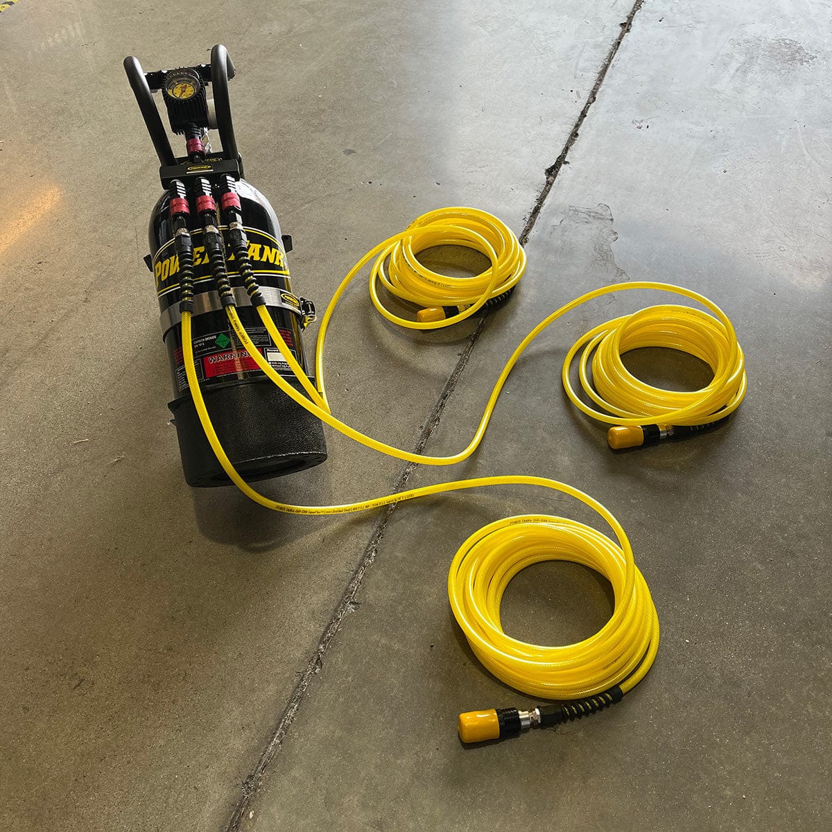 Power Tank Hose Air Hose Manifold Triple Outlet Power Tank