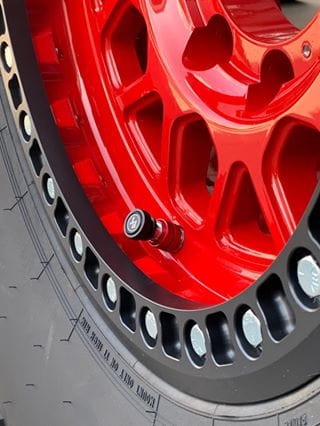 Power Tank Monster Valves Monster Valve Flat2 - Dual Valve stem wheels - 5 pack with Install tools