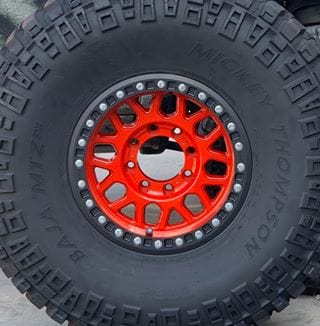 Power Tank Monster Valves Monster Valve Flat2 - Dual Valve stem wheels - 5 pack with Install tools