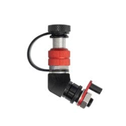 Power Tank Monster Valves Monster Valve Primary - Standard Valve Stem Mount - 5 pack with Ventoso RED Tire Inflator Gauge