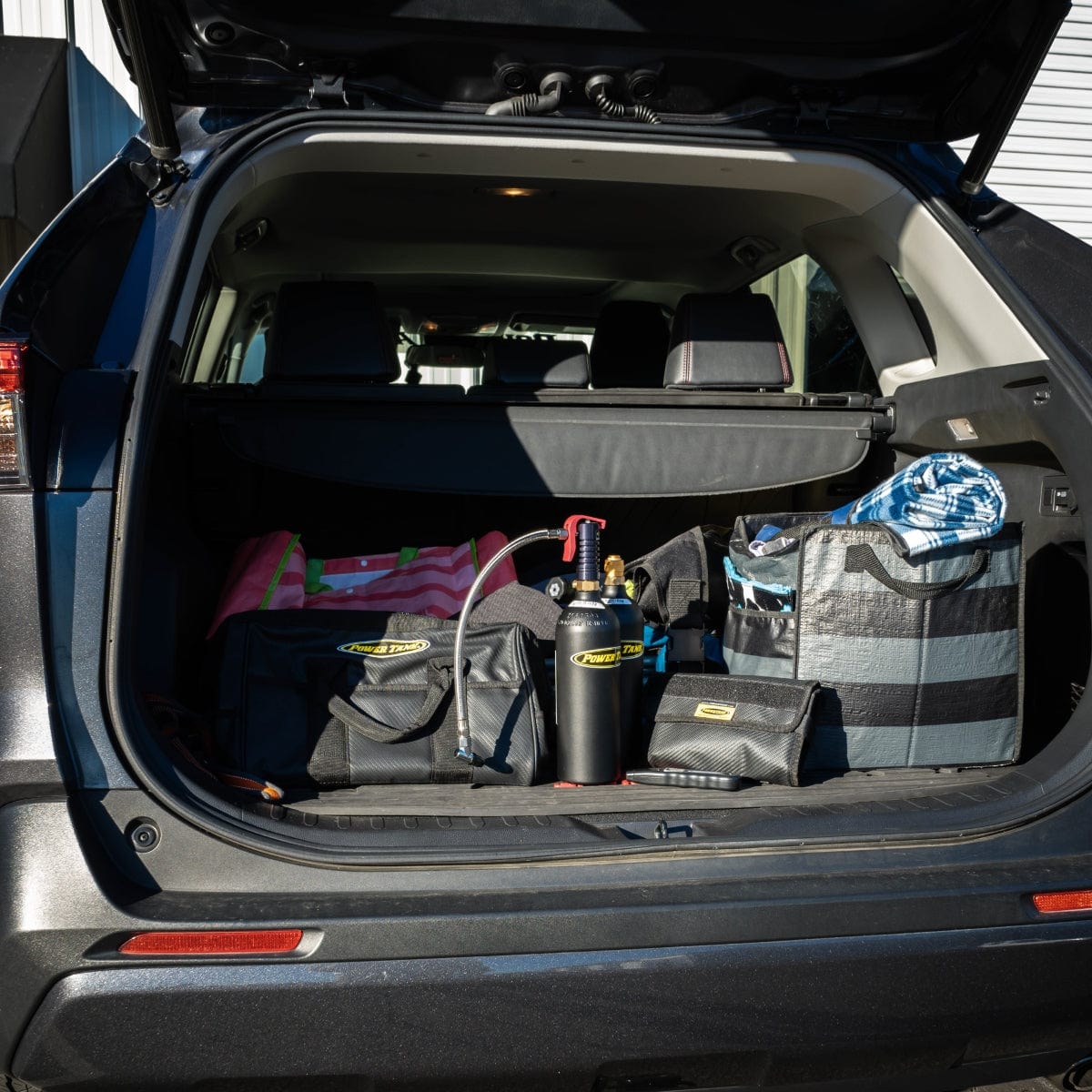 Power Tank Power Shot Crossover Tire Air-Up and Repair Kit with Mini Power Tank CO2 Air Source