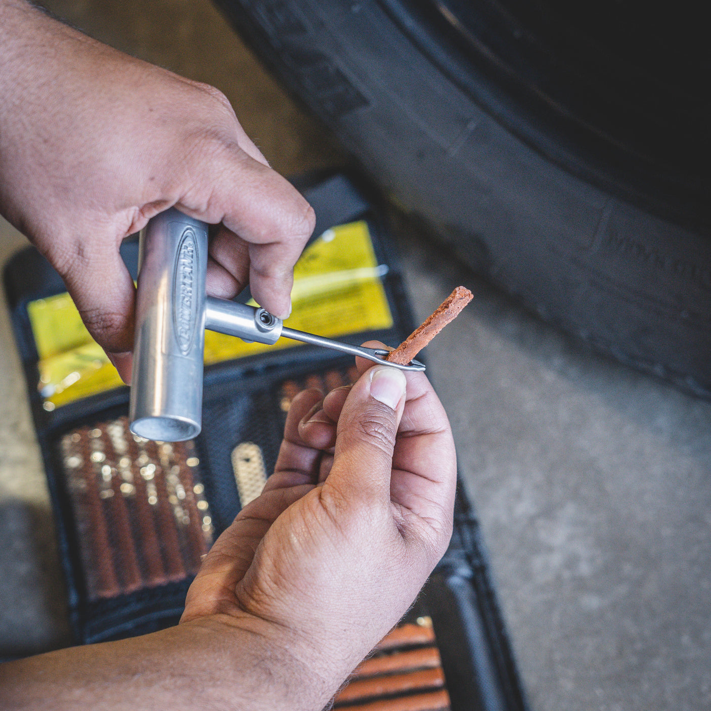 Power Tank Tire Repair Pro Series Tire Repair Kit