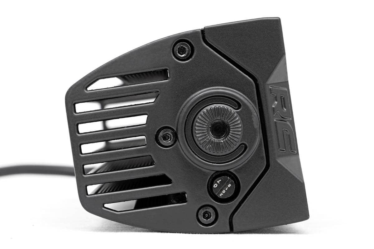 Roughcountry 2-Inch Square Cree Led Lights - (PAIR | BLACK SERIES)
