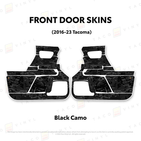 TacomaForce 2016-2023 3rd Gen Tacoma Door Skins – Ultimate Protection & Style
