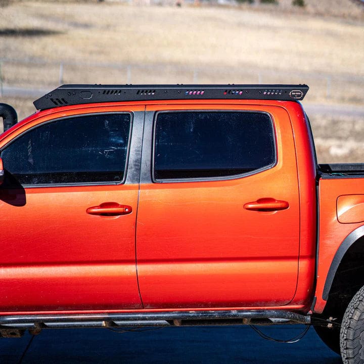 TacomaForce No Light Bar upTOP Overland | KILO Tacoma Double-Cab Roof Rack (2005-2023)