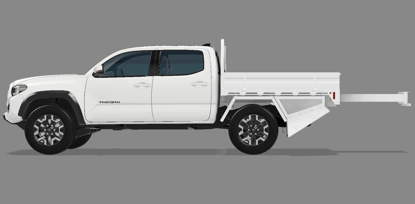 TacomaForce Summit Expedition Trucks Toyota Tacoma UTE Tray and Canopy Bed Replacement (EMAIL US FOR HELP!)