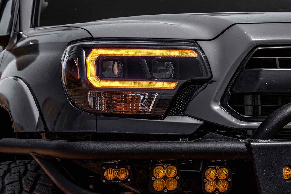 TacomaForce TOYOTA TACOMA (12-15): AMBER XB HYBRID LED HEADLIGHTS
