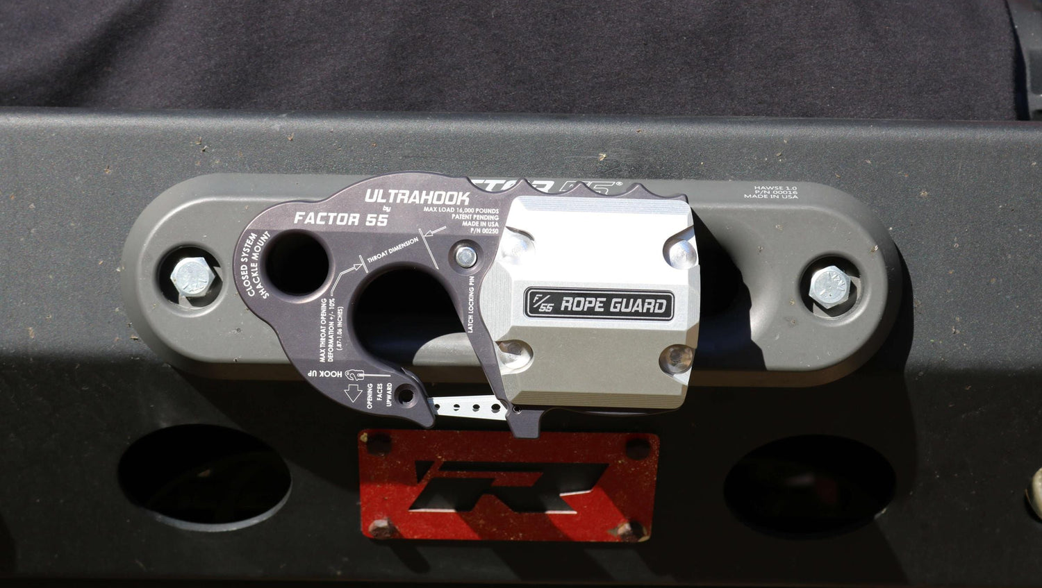 TacomaForce Winch Rope UltraHook Rope Guard Factor 55