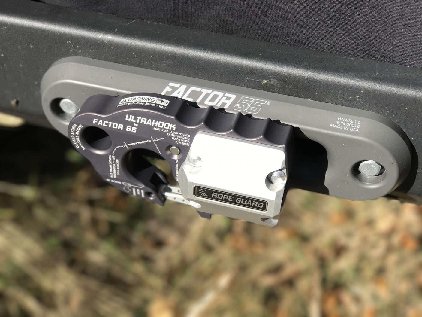 TacomaForce Winch Rope UltraHook Rope Guard Factor 55