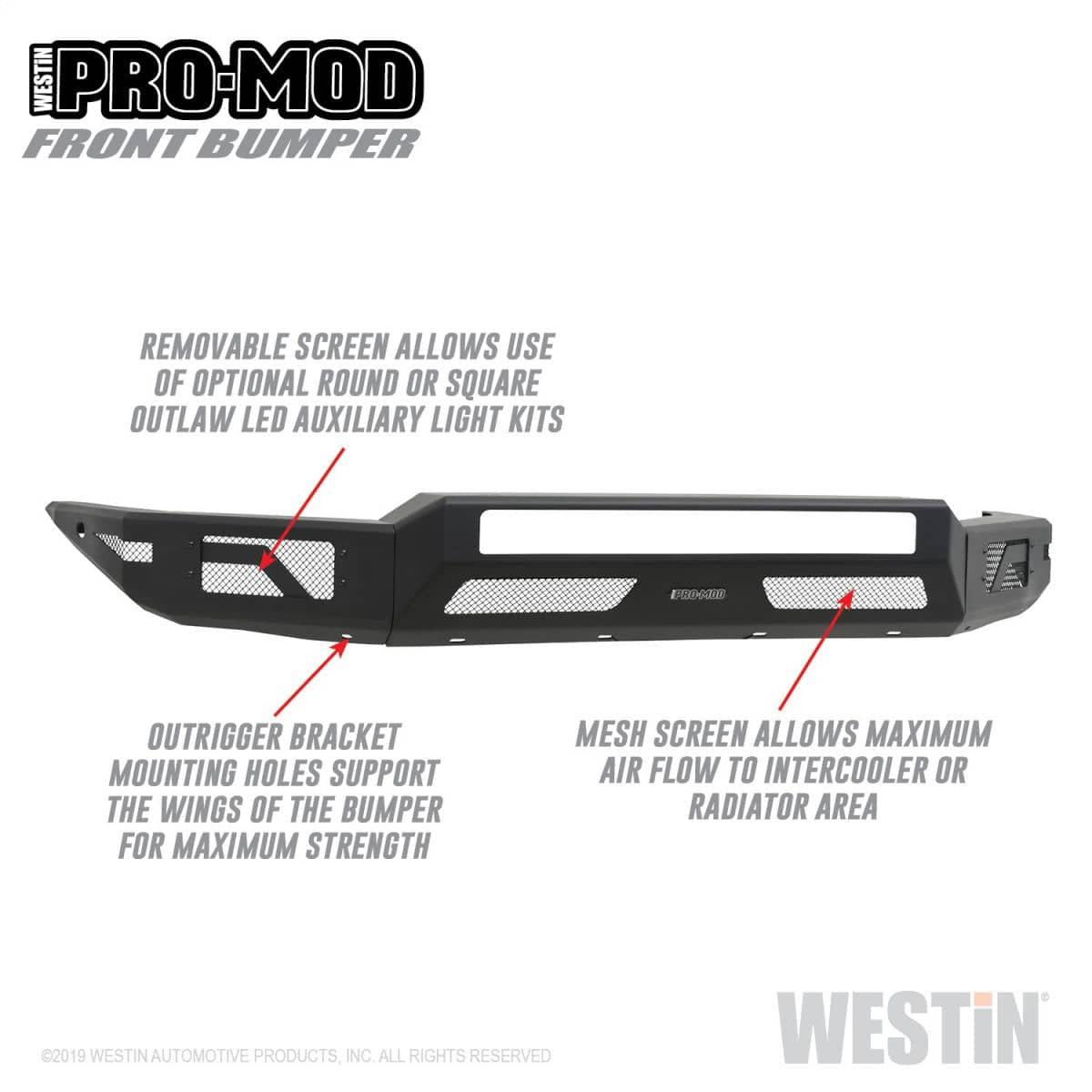 Westin Westin Automotive Pro-Mod Front Bumper