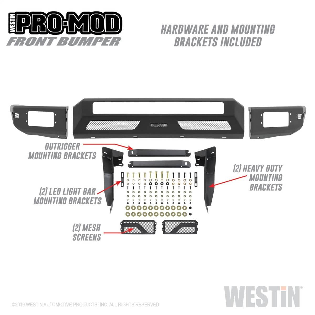 Westin Westin Automotive Pro-Mod Front Bumper