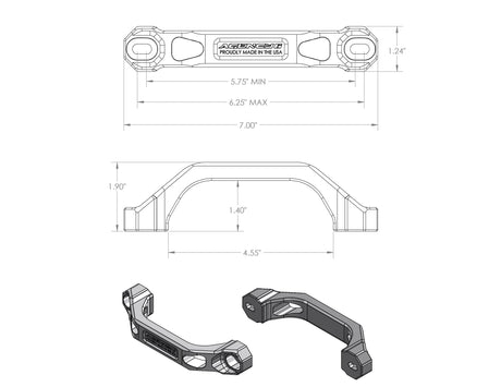 Agency6.com Off Road Adventure Agency 6™ Billet Grab Handles - Pair