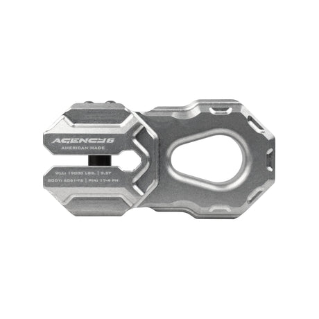 Agency6.com Off Road Adventure Agency 6™ Billet Winch Shackle - RAW