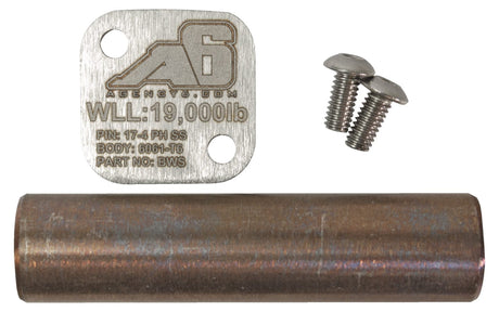 Agency6.com Off Road Adventure Agency 6™ Billet Winch Shackle - Red