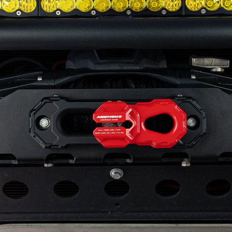 Agency6.com Off Road Adventure Agency 6™ Billet Winch Shackle - Red