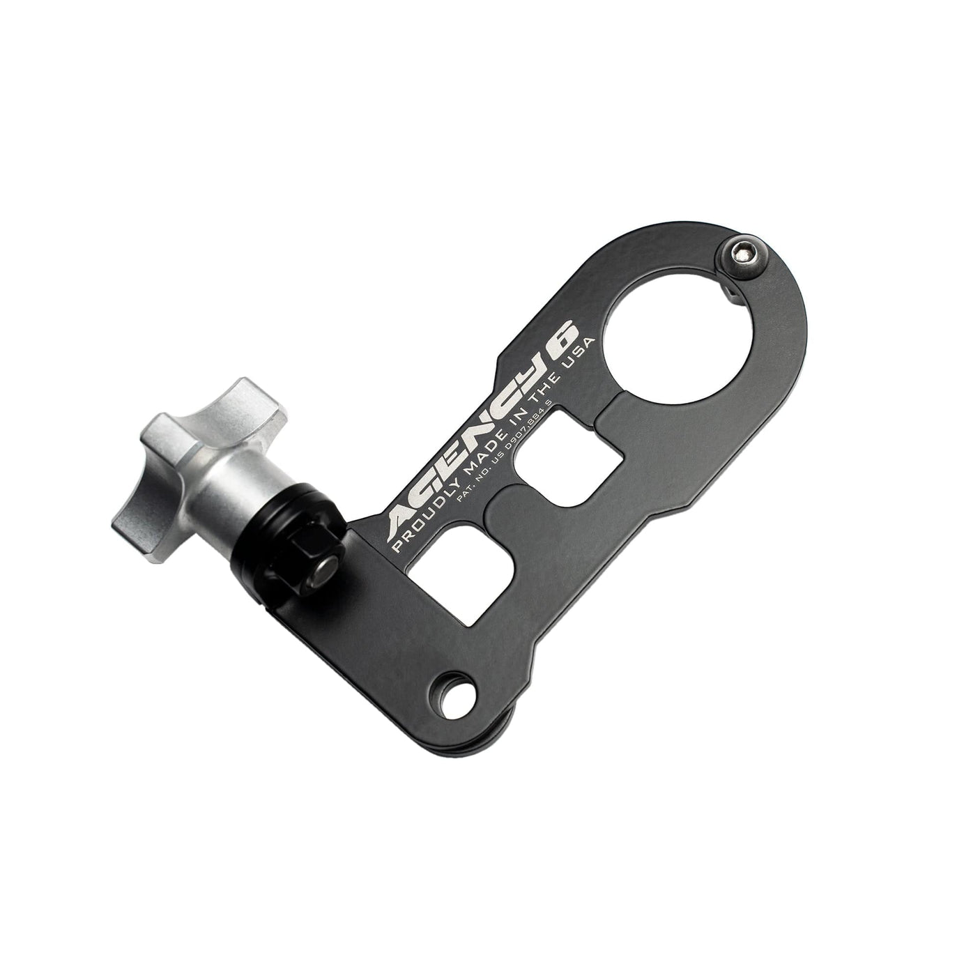 Agency6.com Off Road Adventure Agency 6™ Jack Handle Keeper for Hi-Lift Jacks - (Black Powder Coat)
