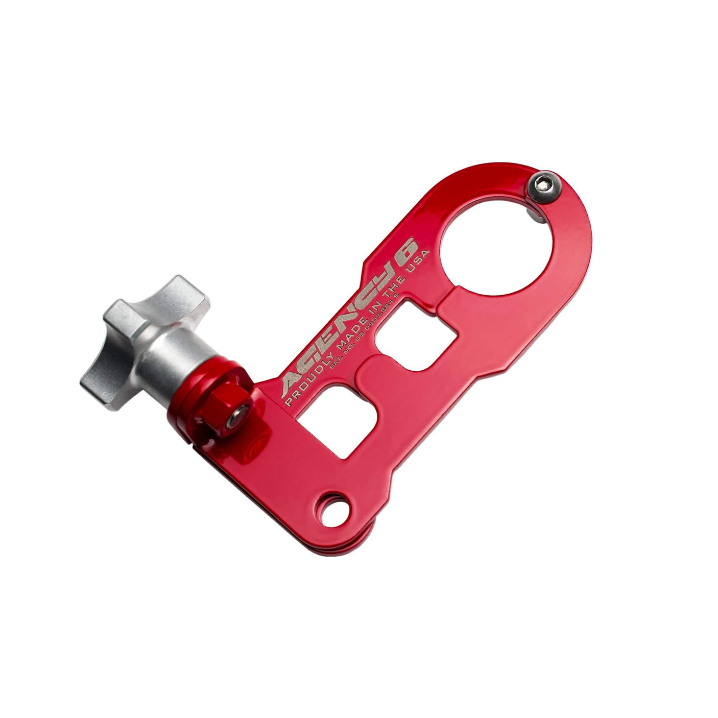 Agency6.com Off Road Adventure Agency 6™ Jack Handle Keeper for Hi-Lift Jacks - (Red)
