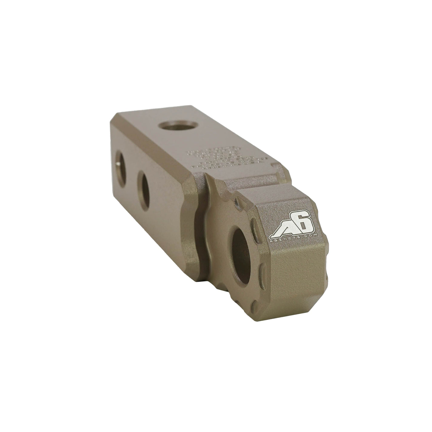 Agency6.com Off Road Adventure Flat Dark Earth Agency 6™ Shackle Block 2"
