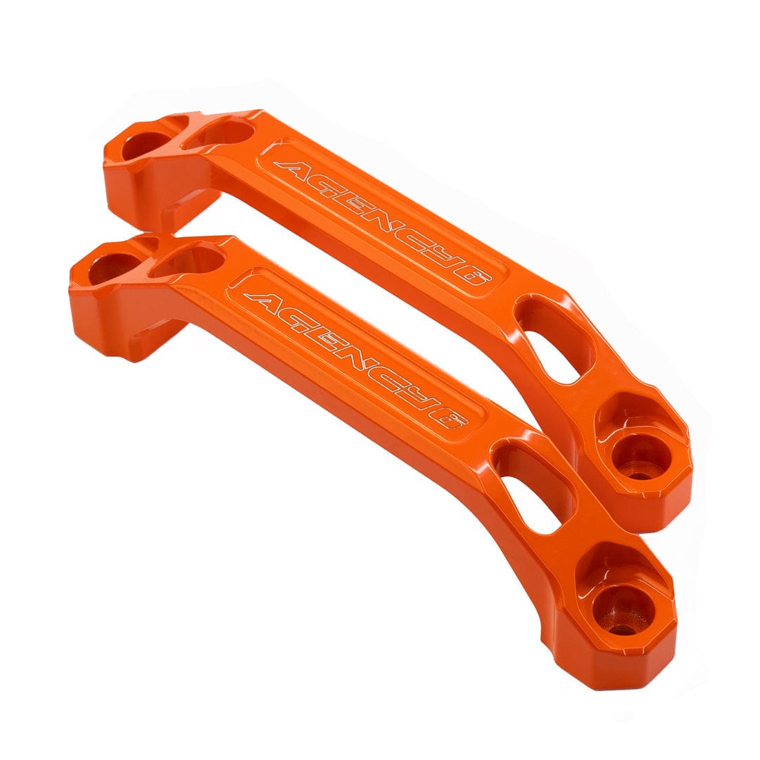 Agency6.com Off Road Adventure Orange Agency 6™ Billet Grab Handles - Pair