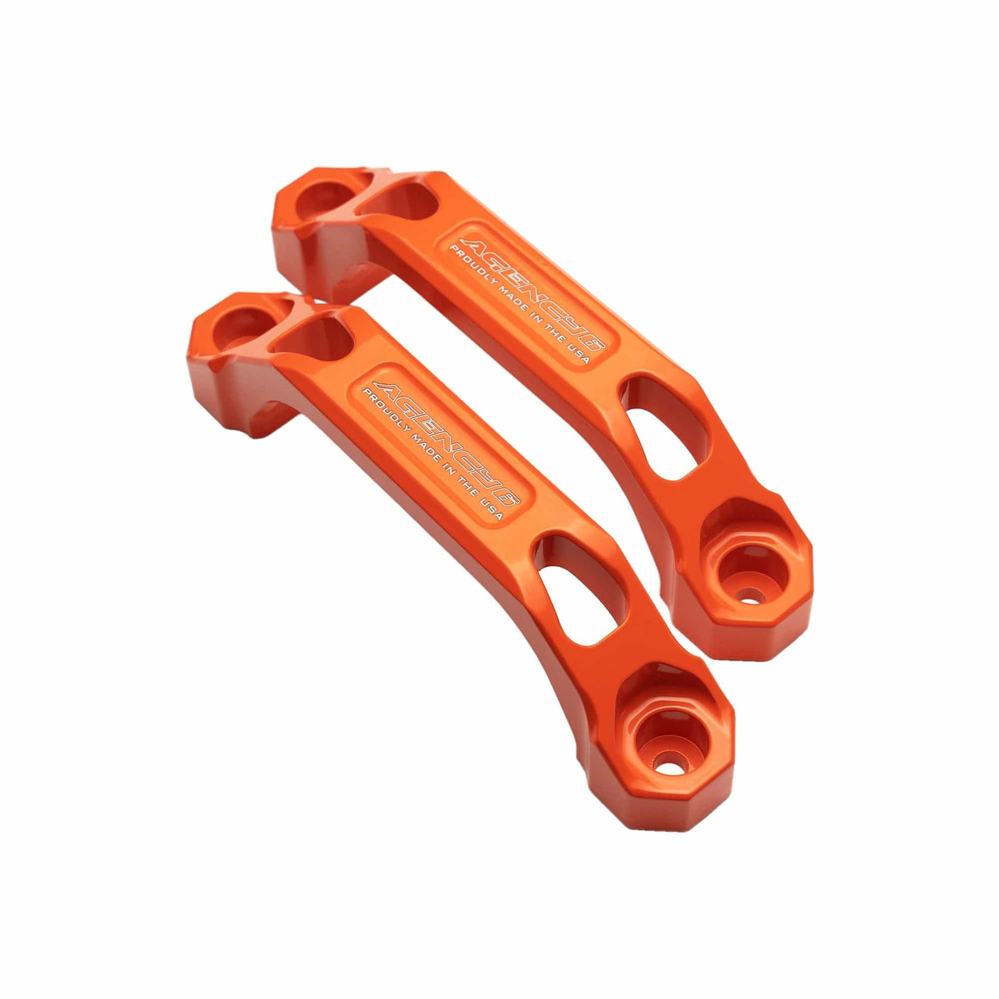 Agency6.com Off Road Adventure Orange Agency 6™ Billet Grab Handles - Pair