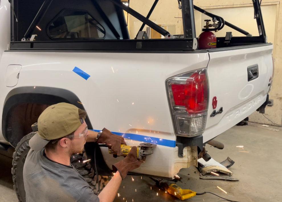 Backwoods Adventure Mods Bumper Toyota Tacoma 3rd Gen (2016-2023) Hi-Lite High Clearance Rear Bumper