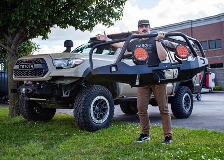Backwoods Adventure Mods Bumper Toyota Tacoma 3rd Gen (2016-2023) Hi-Lite Overland Front Bumper [Bull Bar]