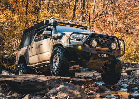 Backwoods Adventure Mods Bumper Toyota Tacoma 3rd Gen (2016-2023) Hi-Lite Overland Front Bumper [Bull Bar]