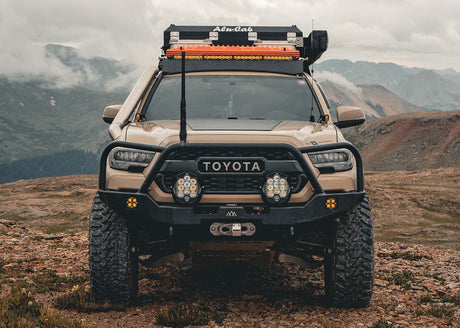 Backwoods Adventure Mods Bumper Toyota Tacoma 3rd Gen (2016-2023) Hi-Lite Overland Front Bumper [Bull Bar]