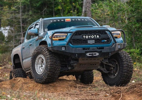 Backwoods Adventure Mods Bumper Toyota Tacoma 3rd Gen (2016-2023) Hi-Lite Overland Front Bumper [Bull Bar]