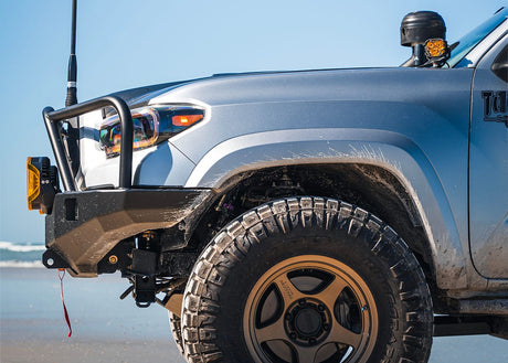 Backwoods Adventure Mods Bumper Toyota Tacoma 3rd Gen (2016-2023) Hi-Lite Overland Front Bumper [Bull Bar]