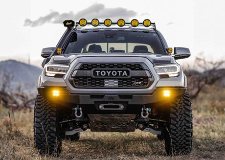 Backwoods Adventure Mods Bumper Toyota Tacoma 3rd Gen (2016-2023) Hi-Lite Overland Front Bumper [No Bull Bar]