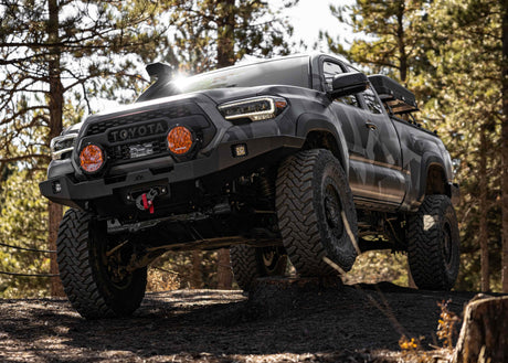 Backwoods Adventure Mods Bumper Toyota Tacoma 3rd Gen (2016-2023) Hi-Lite Overland Front Bumper [No Bull Bar]
