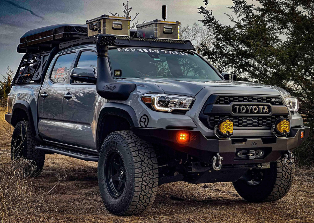Backwoods Adventure Mods Bumper Toyota Tacoma 3rd Gen (2016-2023) Hi-Lite Overland Front Bumper [No Bull Bar]